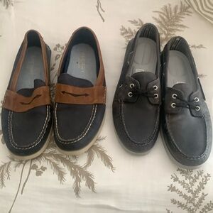Two pairs of Sperry boat shoes